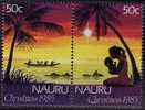 Nauru 1985 Yvertn° 309-10 *** MNH Cote 6,50 Euro Noel Kerstmis Christmas - Nauru