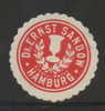 DEUTSCHSLAND PREUSSEN GERMANY PRUSSIA Siegelmarke Dr. Ernst Sandow - Hamburg - Seals Of Generality