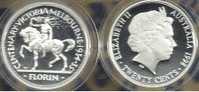 AUSTRALIA  20 CENTS HORSE ANIMAL FROM MASTERPIECES IN SILVER 1998 PROOF QEII  READ DESCRIPTION CAREFULLY!! - Otros & Sin Clasificación