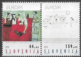 1993 Slowenien  Mi. 48-9** MNH Europa - 1993