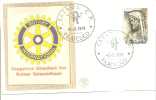 47997)lettera F.d.c. Rotary International Con Un Valore + Annullo - FDC