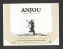 Etiquette De Vin Anjou  -  Les Vignerons De La Noëlle  à  Ancenis  (44)  -  Moulin à Vent - Windmolens