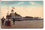 GOOD OLD USA POSTCARD - Atlantic City - Steel Pier & Boardwalk - Posted 1911 - Atlantic City