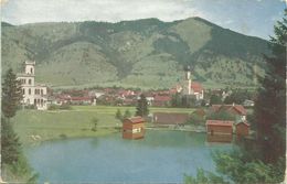 AK Oberammergau Weiherbad & Aufacker Farbenfoto (Lumière) ~1920 #29 - Oberammergau