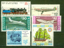 Moyens De Transport Divers - BULGARIE - Train, Bateau, Avion - N° 3040-3151-3267-3333-3334-PA 144 - 1986-1988 - Oblitérés