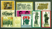 2° Guerre - Libération  - BULGARIE - L'insurrection - Victoire - N° 2106-2143-2169-2203-2917-2967-3004-3005-3123 - 1974 - Used Stamps