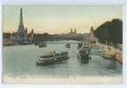 VP07 - Paris VUE SUR LA SEINE, DU PONT DE LA CONCORDE Carte éditions LL Réf. 347 - La Seine Et Ses Bords