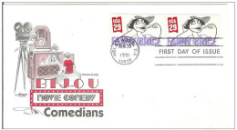 USA United States 1991 FDC Fanny Brice Actor Film Cinema Movie Comedy Music Singer Theatre Radio - 1991-2000