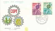 MONACO  1967 EUROPA CEPT   FDC - 1967