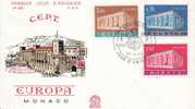 MONACO   EUROPA CEPT 1969   FDC - 1969