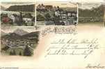 CPA AN 1899   BAVIERE  GRUSS AUS FUESSEN   CARTE SPLENDIDE - Fuessen