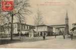 CPA GRISOLLES (Tarn Et Garonne) - Place Et Carrefour De L´église - Grisolles