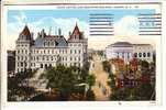 GOOD OLD USA POSTCARD - Albany , State Capitol & Education Building - Albany