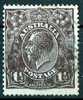 Australia 1918 King George V 1.5d Black-brown - Large Multiple Wmk Used - Actual Stamp  -- SG51 - Used Stamps