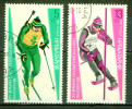 Sport - Biathlon - Ski, Slalom - BULGARIE - Jeux Olympiques De Calgary - N° 3133-3134 - 1987 - Usati