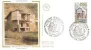 48045)lettera F.d.c. Andorra Francese Con Un Valore + Annullo - FDC