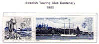 SCHWEDEN / SWEDEN / SVEZIA 1985  100° Swedish Touring Club Gest / Used  / Usati - Gebruikt