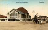 DARMSTADT .- Bahnhof Und Bahnpostamt - 1925  -  TRES BELLE CARTE ANIMEE - - Darmstadt
