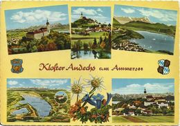 AK Andechs Ammersee 5 Bilder Edelweiß Farbfoto ~1960 #0511 - Starnberg