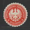 DEUTSCHSLAND PREUSSEN GERMANY PRUSSIA Siegelmarke K. Preussisches Amtsgericht - Walsrode - Timbri Generalità