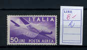 1945-46  Italia - Italy - Italie - Italien - Catg. Sass. P.A. 134 - Mint - MNH - Airmail