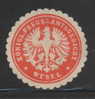 DEUTSCHSLAND PREUSSEN GERMANY PRUSSIA Siegelmarke K. Preussisches Amtsgericht - Wesel - Seals Of Generality