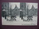 CPA STEREOSCOPIQUE Julien DAMOY 75 PARIS 5 E Vè Square Cluny Sous La Neige - Stereoscope Cards