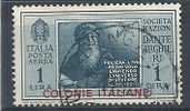 1932 EM.GENERALI DANTE USATO P.A. 1 LIRA - RR7799-2 - Emisiones Generales