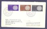 Ireland 1970 FDC Cover Sent To Denmark Europa CEPT - FDC