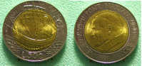 VATICAN 500 LIRE BIMETAL 1985 RARE - Vatican