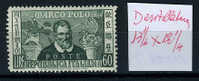 1954 -  Italia - Italy - Italie - Italien - Catg. Sass. 742/I - Mint - MNH  - Dent 13 1/4 X 12 1/4 - Abarten Und Kuriositäten