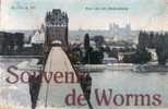 11044    Germania  Worms A.  Rh.  Blick Von Der StraSenbrucke  NV  (scritta) - Worms