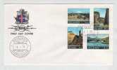 ICELAND FDC 6-1-1970 Complete Set Of 4 LANDSCAPES - FDC