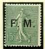 France**  FM N° 3 - Timbres De Franchise Militaire