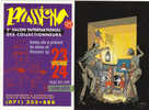 J.-F. CHARLES. Mini-Calendrier PUB Avec Fusée Tintin, Bibendum, Elvis, Robots, Etc. 5e Salon Passions à Charleroi 1995. - Agendas
