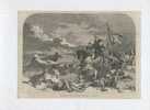 GRAVURE 1863. LA BATAILLE DE CULLODEN. - Prints & Engravings