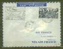 MARTINIQUE 1947 1° Liaison Aérienne Directe Fort De France:Paris S/Lettre Entiére - Briefe U. Dokumente