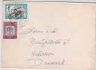 Jordan Cover Sent To Denmark 24-11-1963 - Jordania