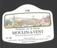 Etiquette De Vin Moulin à Vent  1990 - Domaine De La Roche - Passot à Saint Georges De Reneins (69) - Illust. ZAC - Molinos De Viento