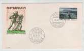 Iceland FDC Refugee 71 26-3-1971 With Cachet - FDC