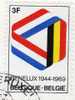 BENELUX-Flaggenband 1969 Belgien 1557 Plus FDC O 3€ 25 Jahre Zoll-Union CEPT Sympathie - Ausgabe Und Mitläufer Cover - Brieven En Documenten
