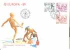 SWEDEN 1989 EUROPA CEPT FDC - 1989