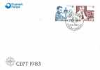 FAROE 1983 EUROPA CEPT FDC - 1983