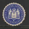 DEUTSCHSLAND PREUSSEN GERMANY PRUSSIA Siegelmarke Koeniglich Preussisches Landgericht - Flensburg - Seals Of Generality