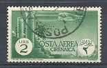 1932 CIRENAICA USATO POSTA AEREA 2 LIRE - RR7812-2 - Cirenaica