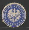 DEUTSCHSLAND PREUSSEN GERMANY PRUSSIA Siegelmarke Koeniglich Preussisches Amtsgericht - Zehden - Seals Of Generality