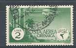 1932 CIRENAICA USATO POSTA AEREA 2 LIRE - RR7814-2 - Cirenaica