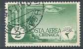 1932 CIRENAICA USATO POSTA AEREA 2 £ - RR7816 - Cirenaica