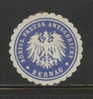 DEUTSCHSLAND PREUSSEN GERMANY PRUSSIA Siegelmarke Koeniglich Preussisches Amtsgericht - Bernau - Seals Of Generality