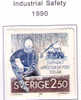 SCHWEDEN / SWEDEN / SVEZIA 1990 Industrial Safety Gest / Used  / Usati - Used Stamps